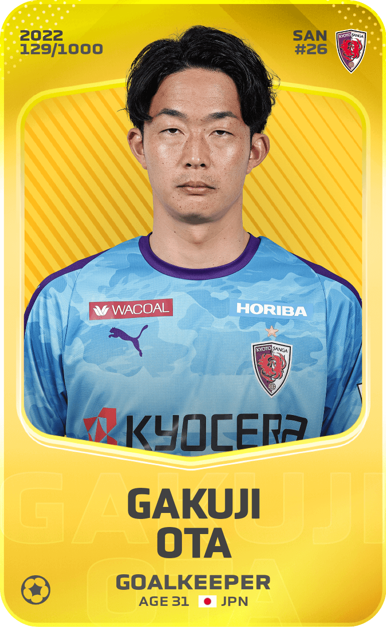 Gakuji Ota 2022-23 • Limited 129/1000