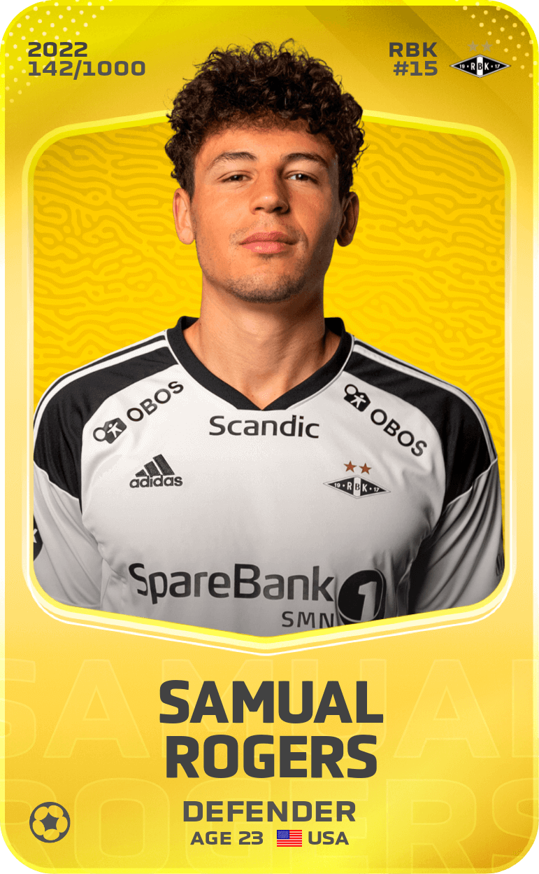 Samual Rogers 2022-23 • Limited 142/1000