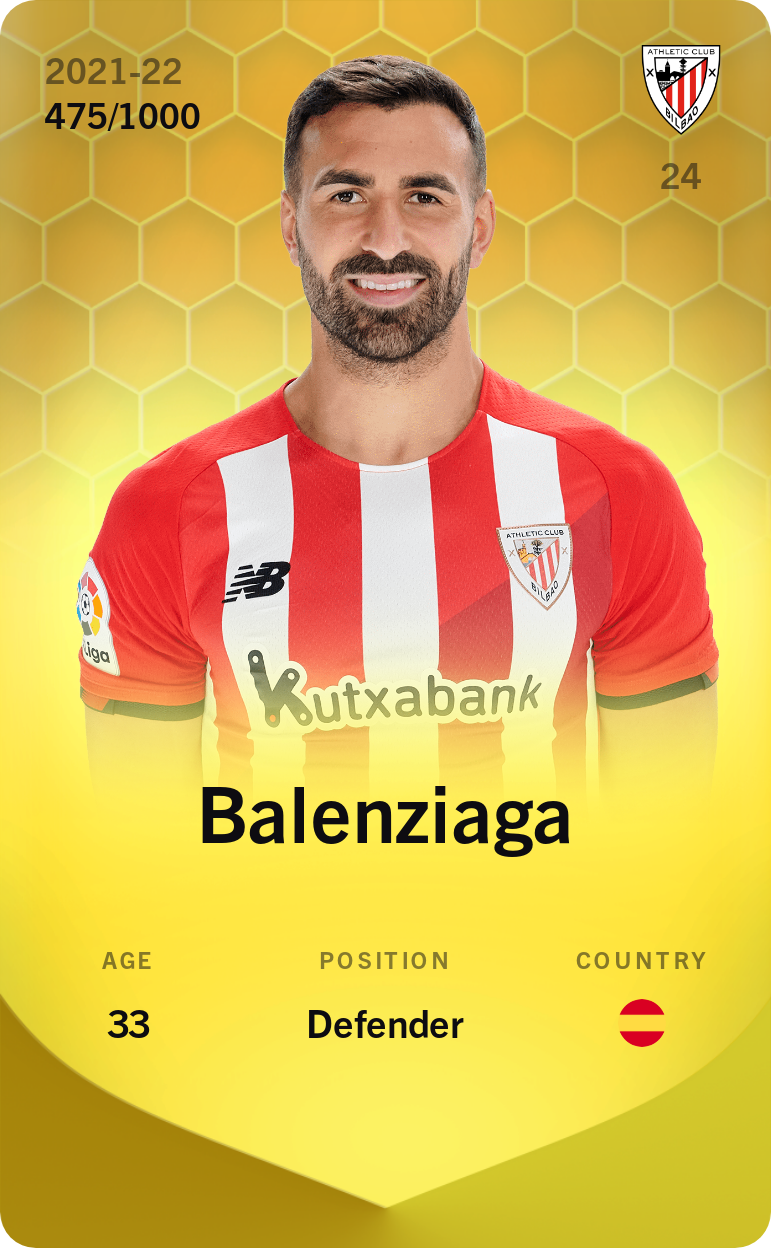 Sorare - Sorare Official - Balenziaga 2021-22 • Limited 475/1000 - NFT # 16801579816556301134589459878432709121184706542142130509195633528356622310284