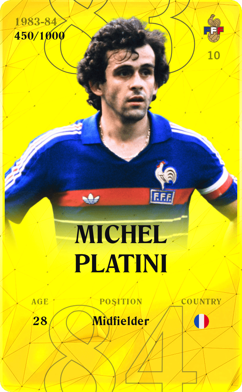Michel Platini 1983-84 • Limited 450/1000