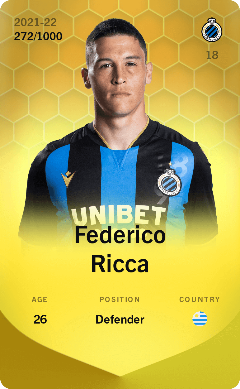 Federico Ricca 2021-22 • Limited 272/1000