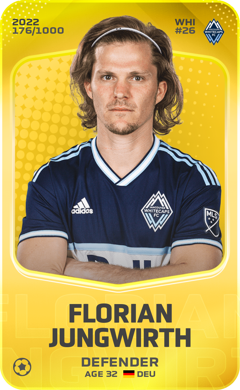 Sorare - Sorare Official - Florian Jungwirth 2022-23 • Limited 176/1000 - NFT # 42306525705309793811455557258356784121306007601699866042719246890787939762767