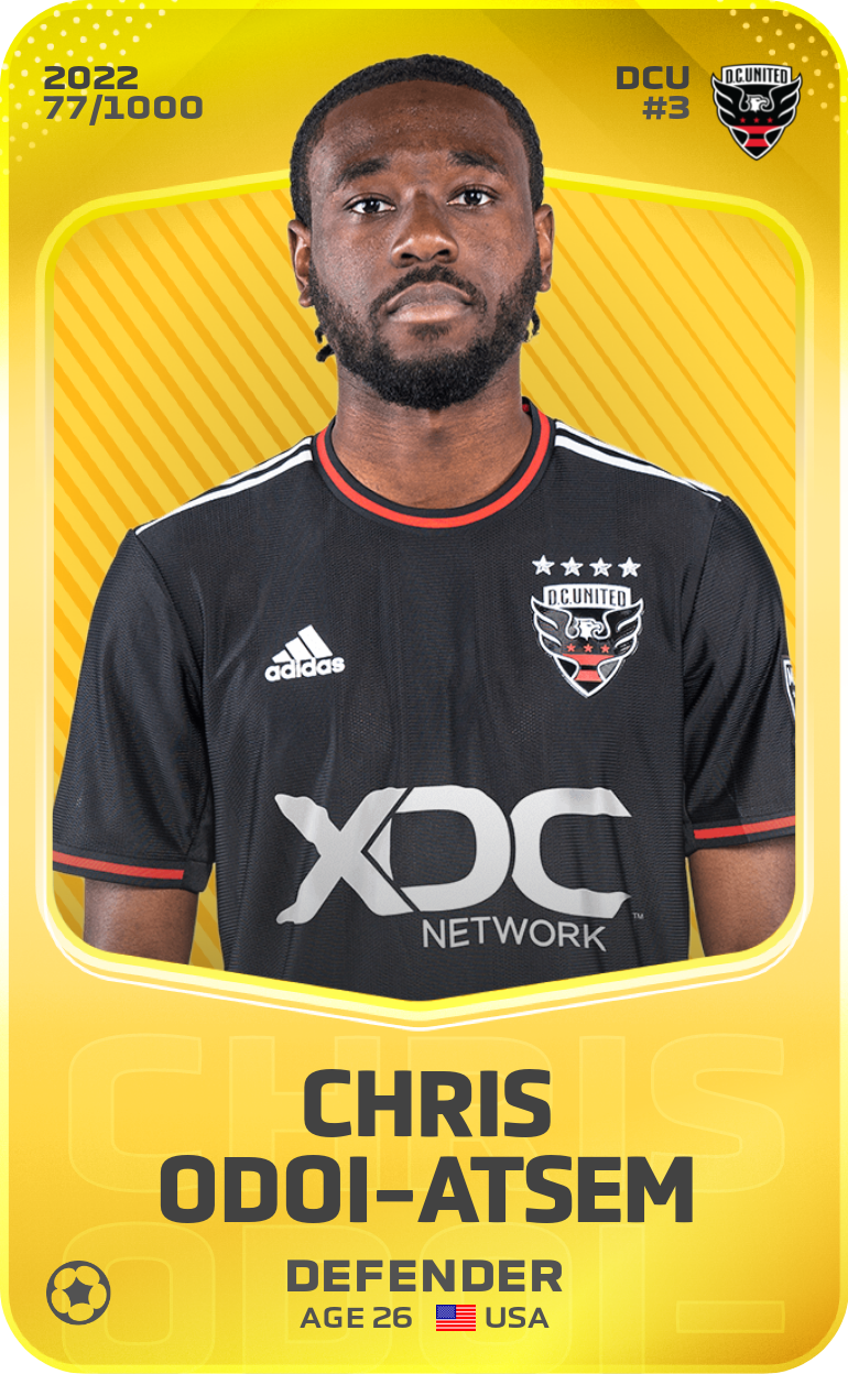 Sorare - Sorare Official - Chris Odoi-Atsem 2022-23 • Limited 77/1000 - NFT # 46919212977333756768042711864865077925573139516141328839561313988838476982788