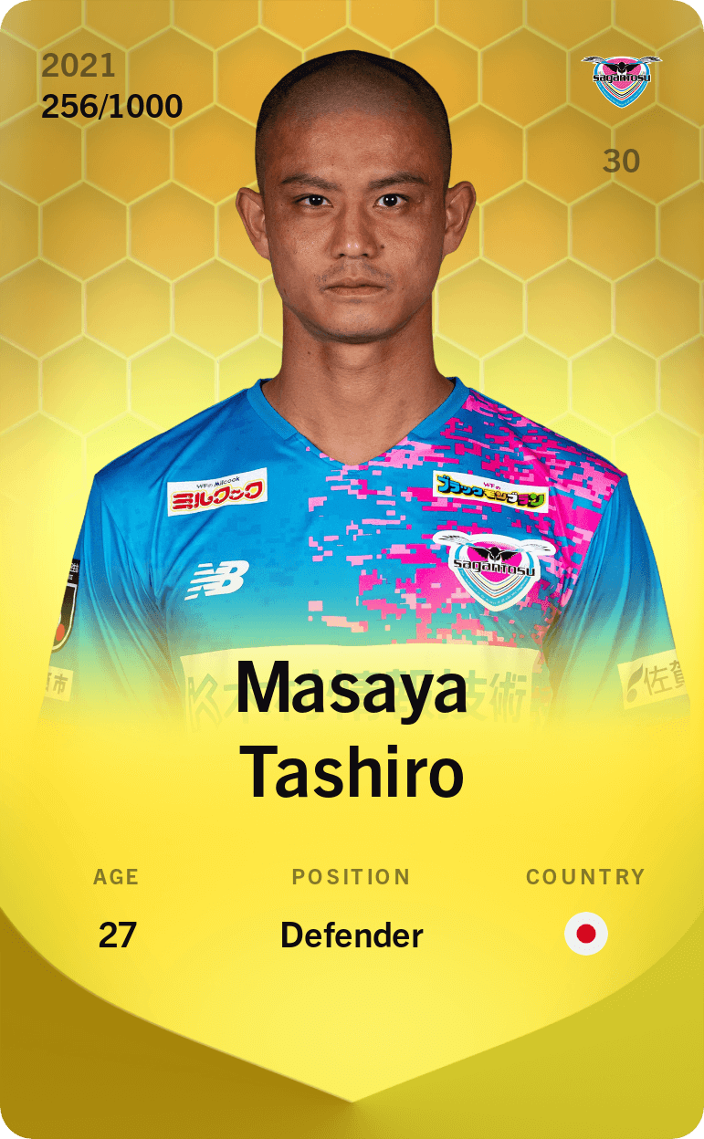 Masaya Tashiro 2021-22 • Limited 256/1000