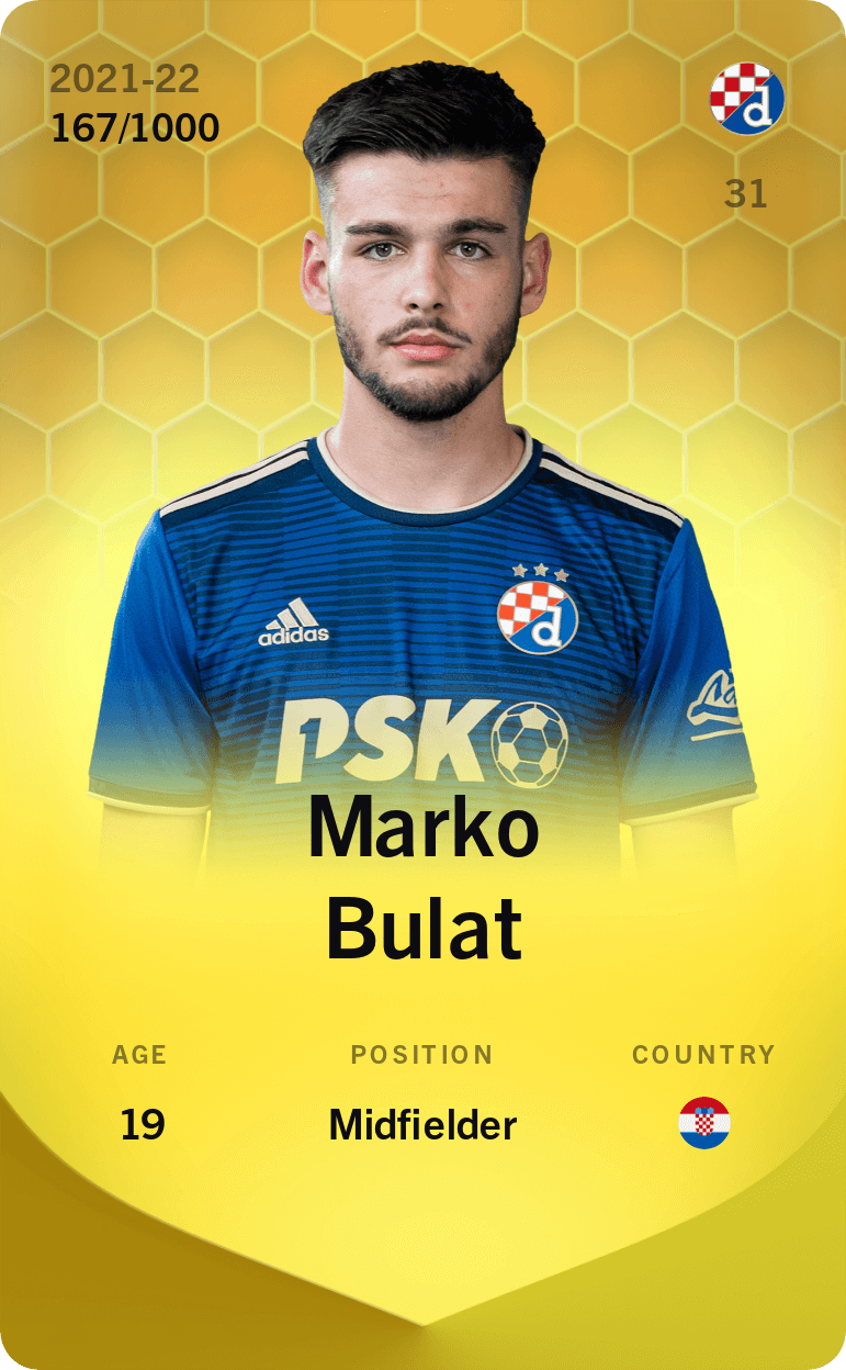 Marko Bulat 2021-22 • Limited 167/1000