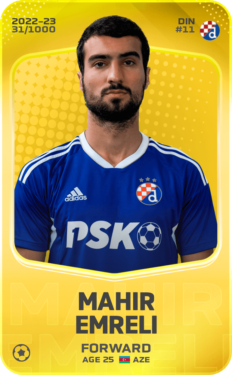 Mahir Emreli 2022-23 • Limited 31/1000