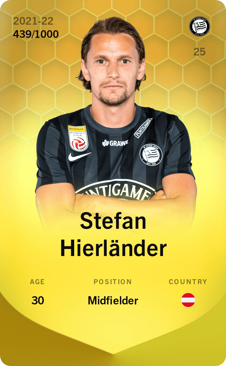 Stefan Hierländer 2021-22 • Limited 439/1000