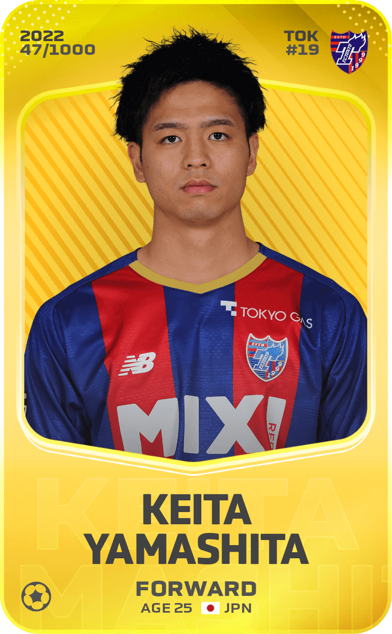 Keita Yamashita 2022-23 • Limited 47/1000