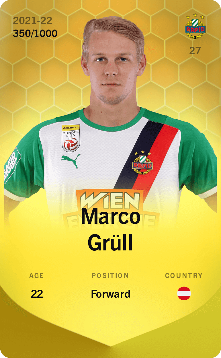 Marco Grüll 2021-22 • Limited 350/1000
