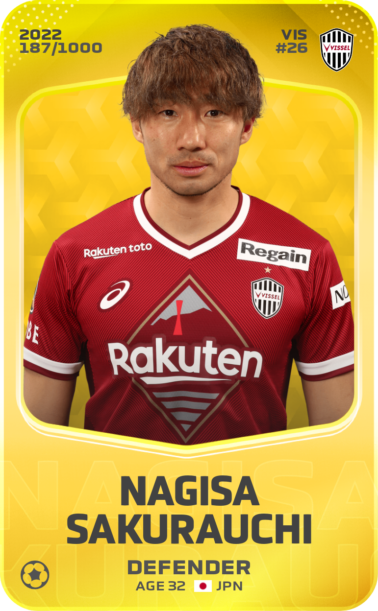 Nagisa Sakurauchi 2022-23 • Limited 187/1000