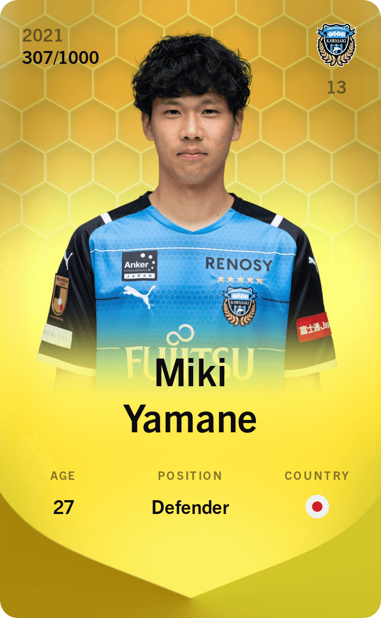 Miki Yamane 2021-22 • Limited 307/1000