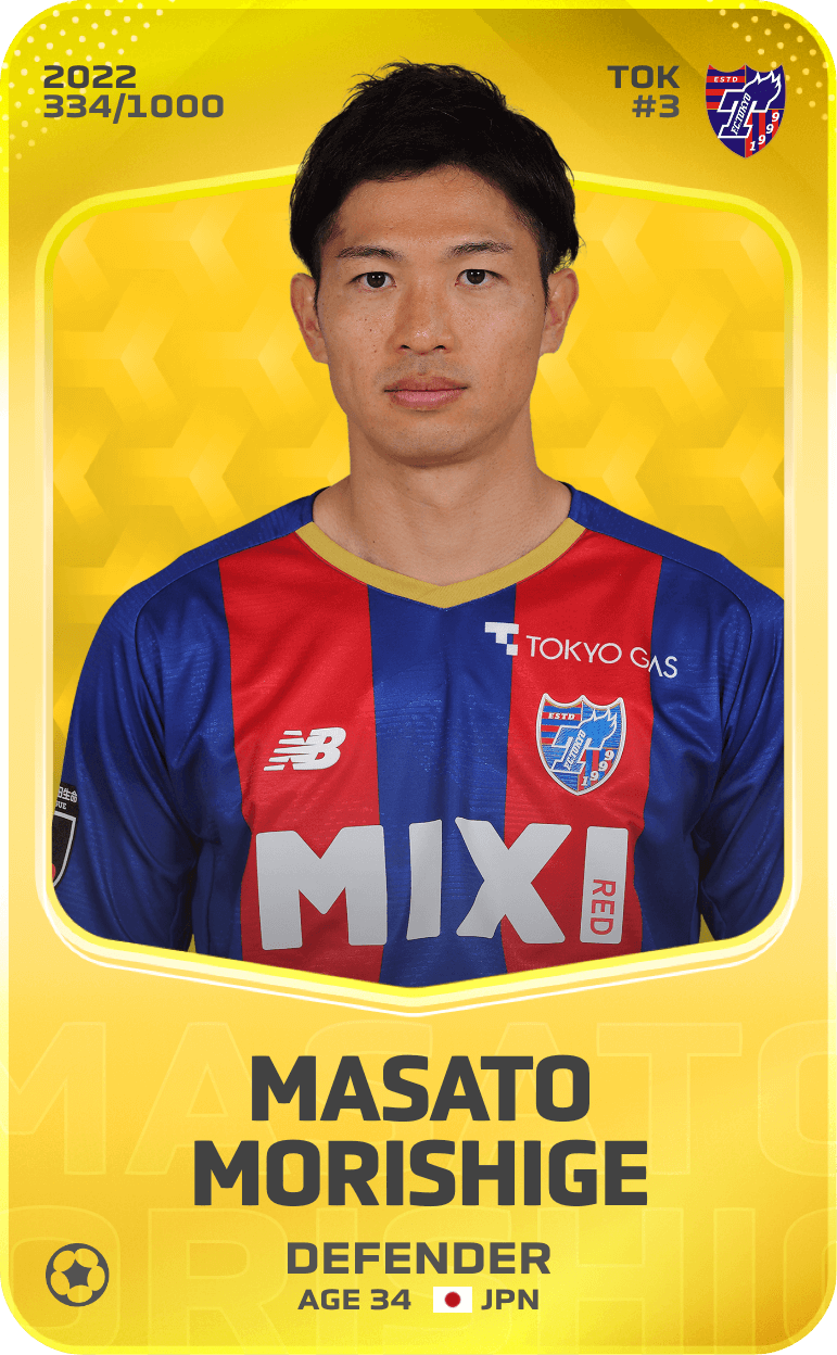 Masato Morishige 2022-23 • Limited 334/1000