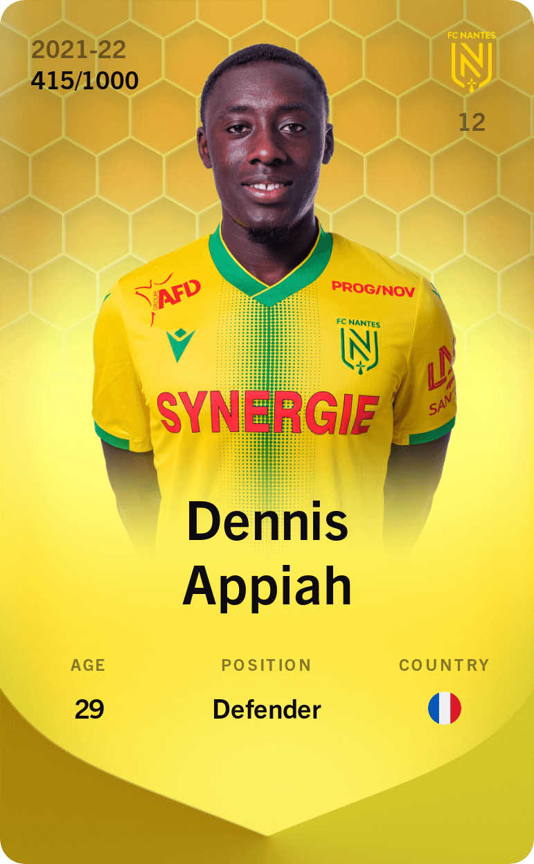 Dennis Appiah 2021-22 • Limited 415/1000