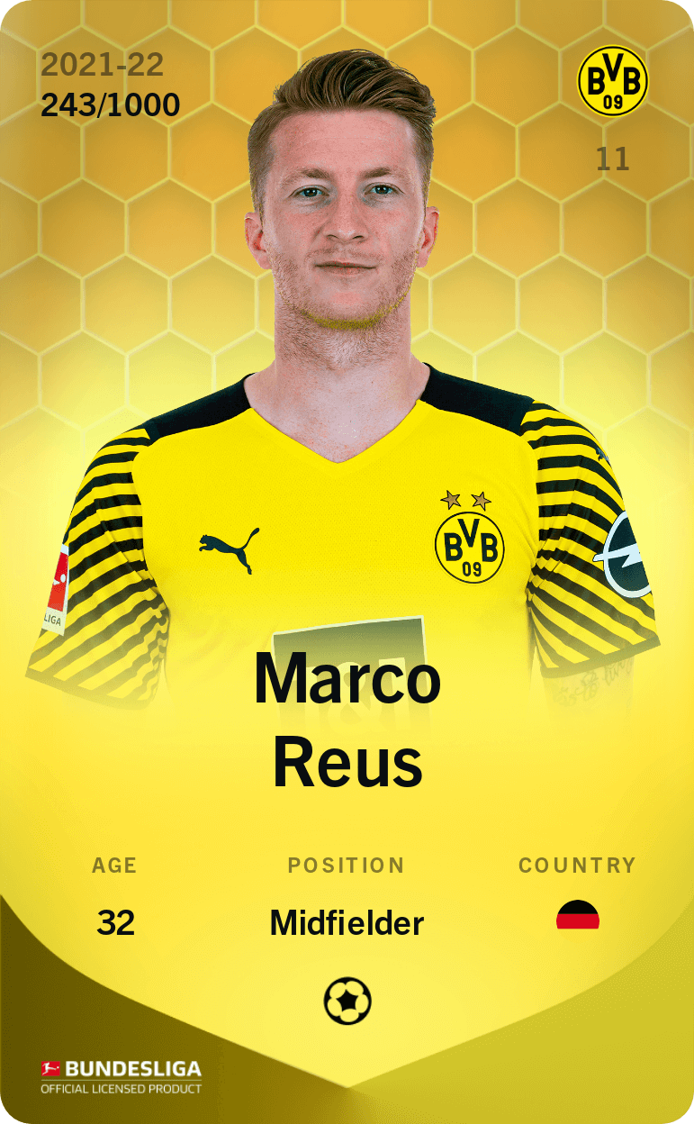 Marco Reus 2021-22 • Limited 243/1000
