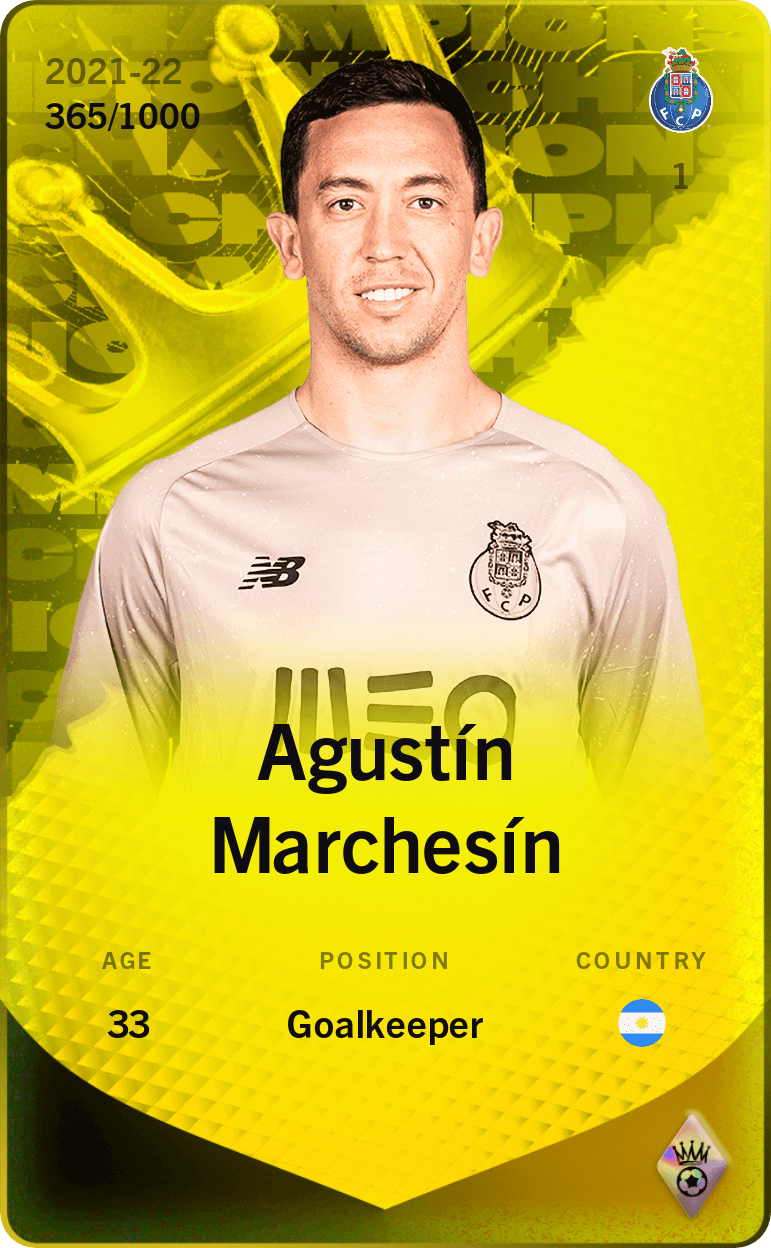 Agustín Marchesín 2021-22 • Limited 365/1000