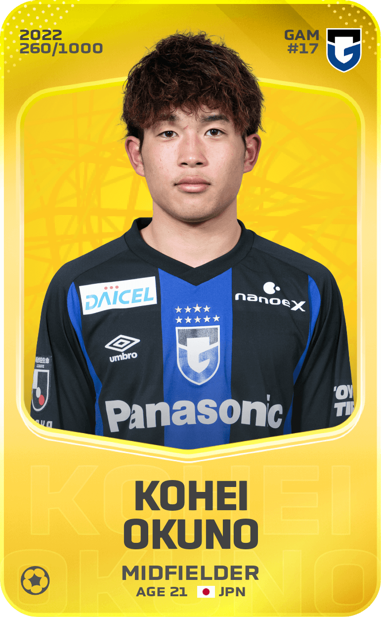 Kohei Okuno 2022-23 • Limited 260/1000