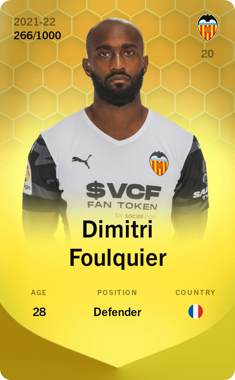 Dimitri Foulquier 2021-22 • Limited 266/1000