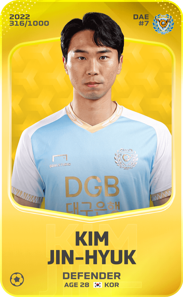 Kim Jin-Hyuk 2022-23 • Limited 316/1000