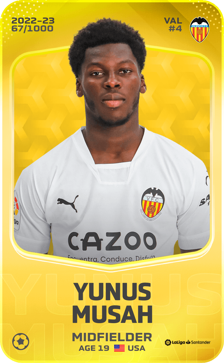 Yunus Musah 2022-23 • Limited 67/1000
