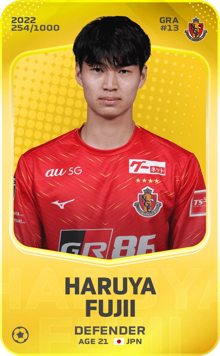 Haruya Fujii 2022-23 • Limited 254/1000
