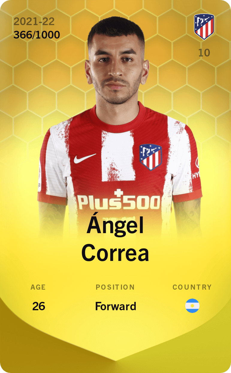 Ángel Correa 2021-22 • Limited 366/1000