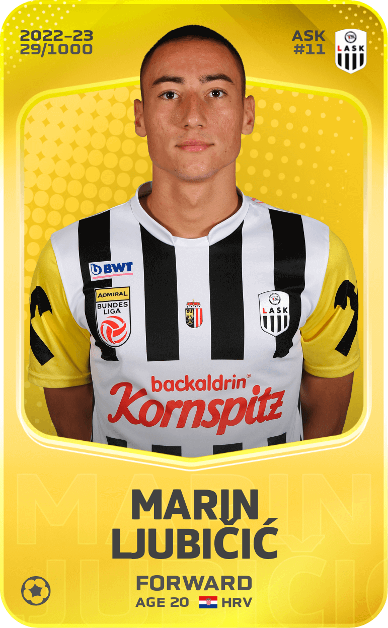 Marin Ljubičić 2022-23 • Limited 29/1000