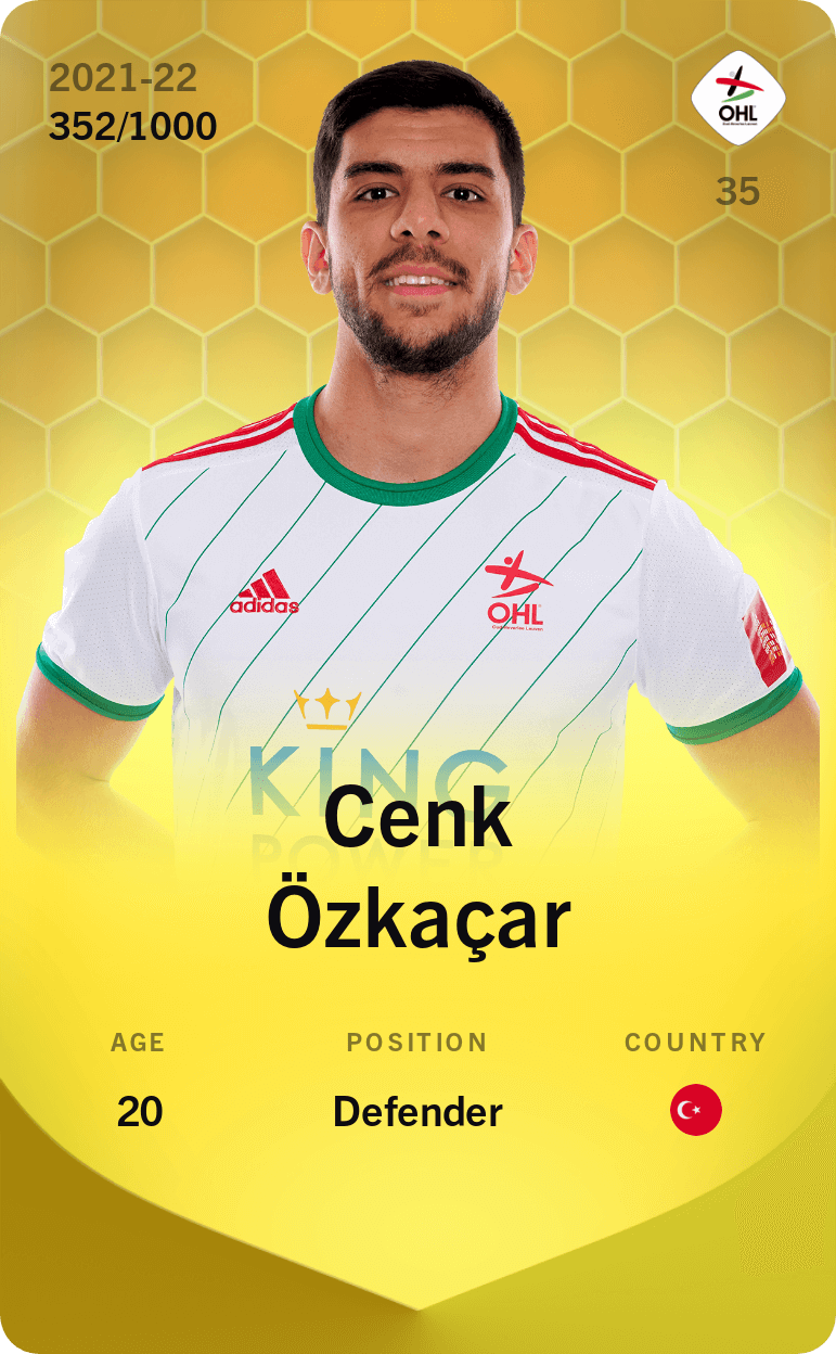 Cenk Özkaçar 2021-22 • Limited 352/1000