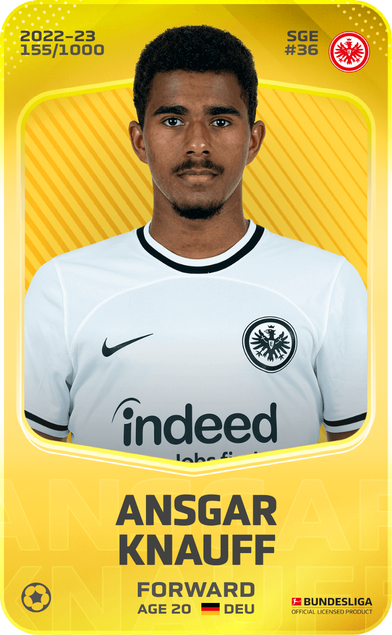 Ansgar Knauff 2022-23 • Limited 155/1000