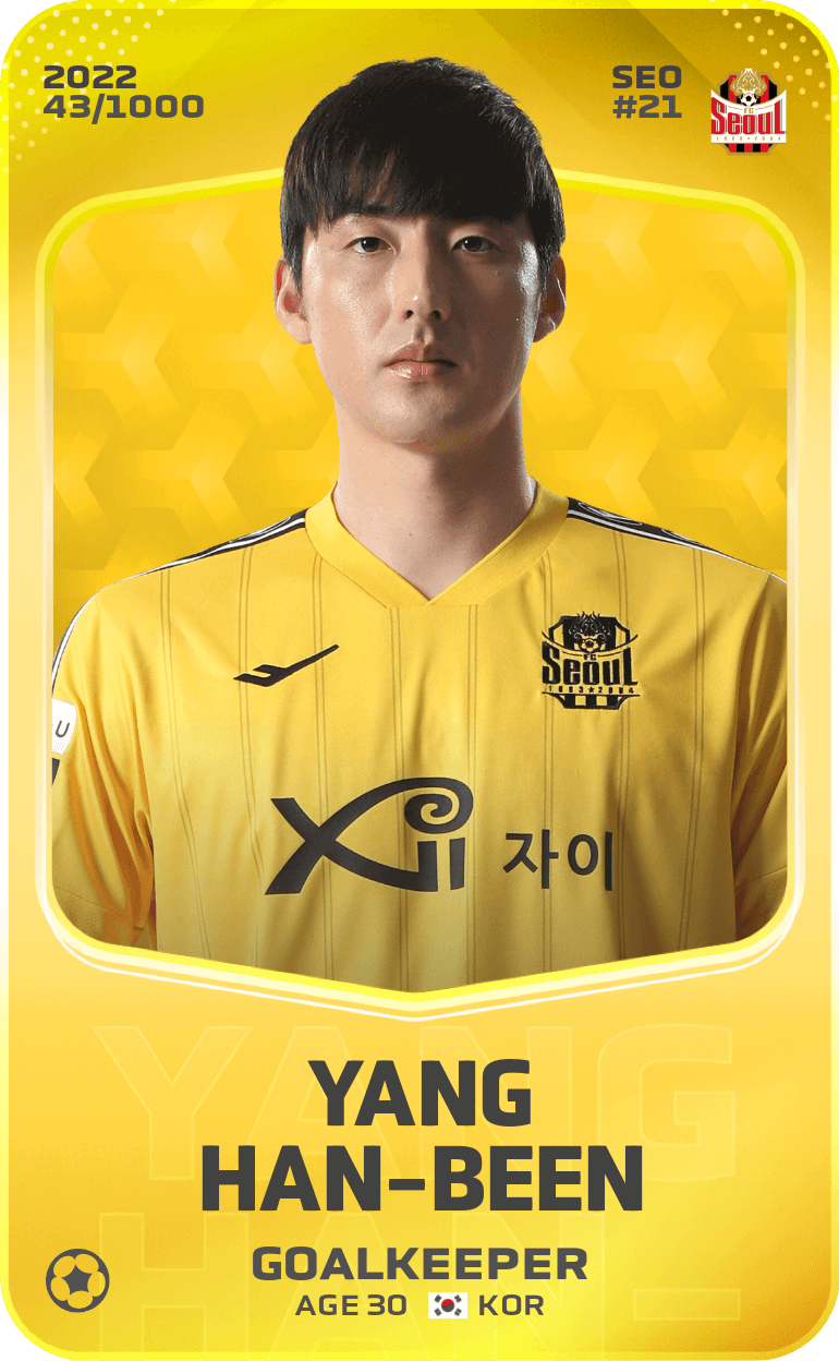 Yang Han-Been 2022-23 • Limited 43/1000