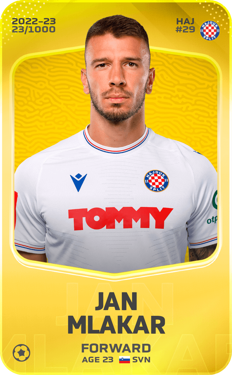 Jan Mlakar 2022-23 • Limited 23/1000