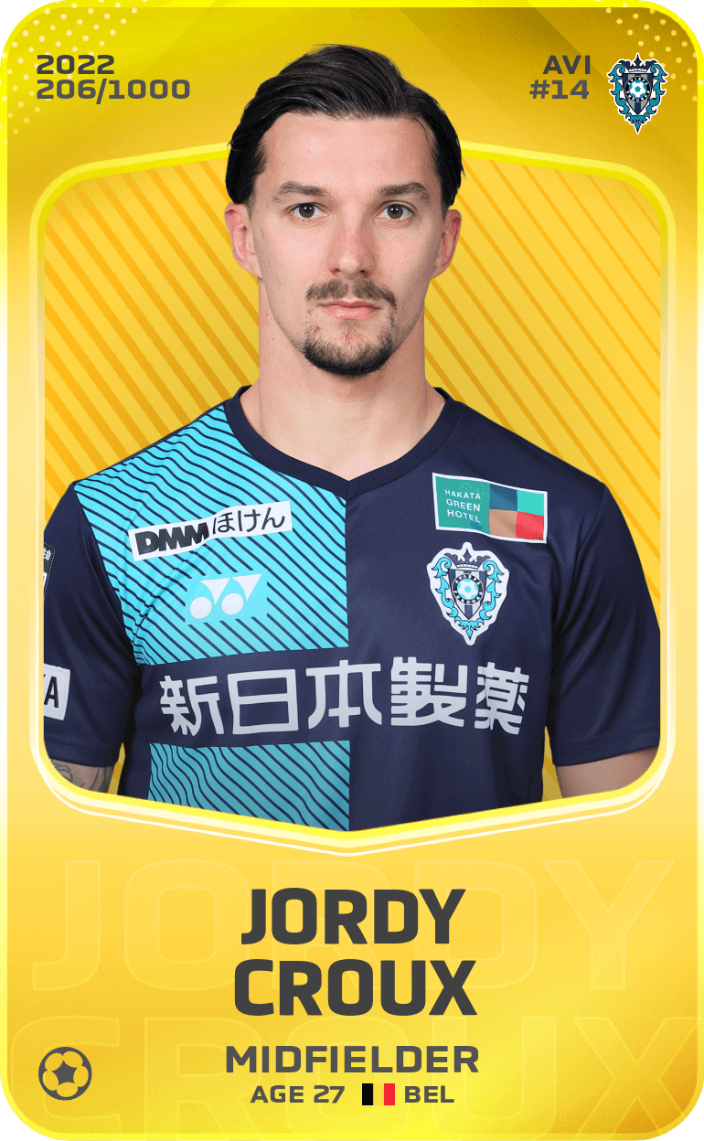 Jordy Croux 2022-23 • Limited 206/1000