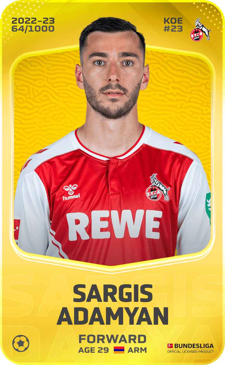 Sargis Adamyan 2022-23 • Limited 64/1000