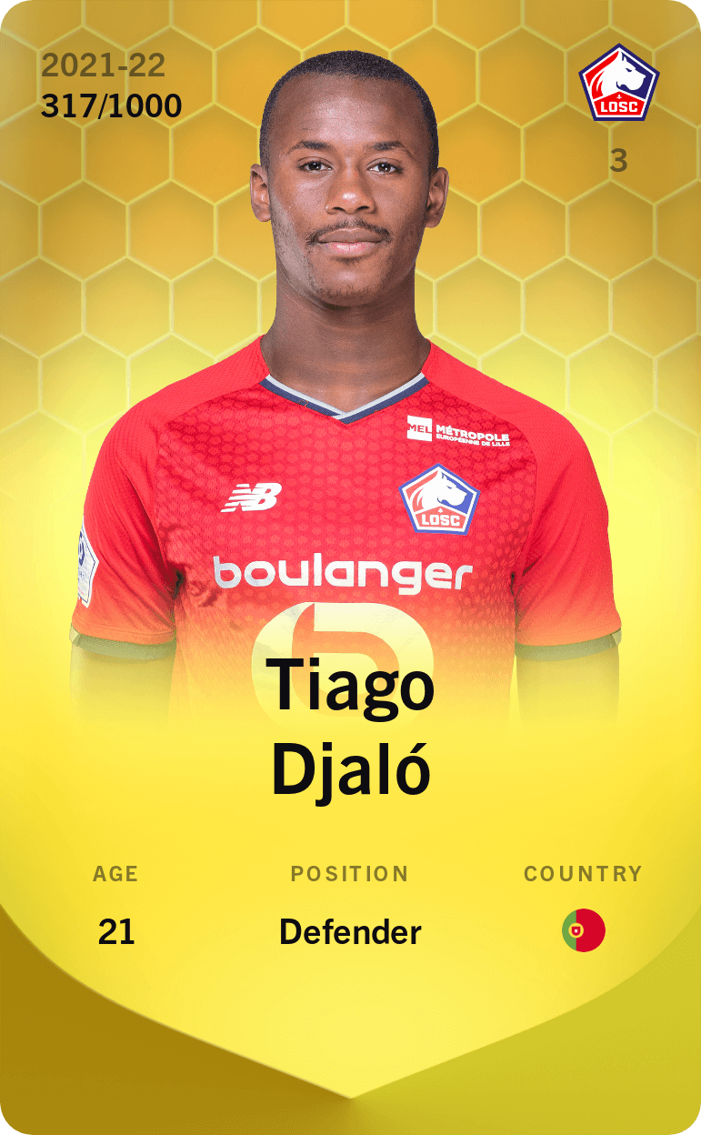 Tiago Djaló 2021-22 • Limited 317/1000