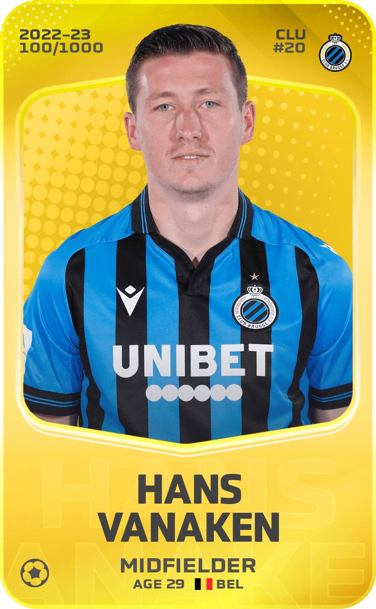 Hans Vanaken 2022-23 • Limited 100/1000