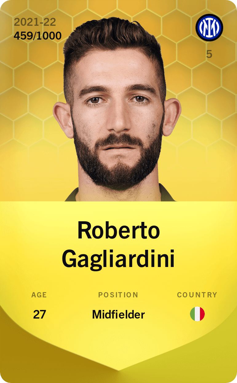 Roberto Gagliardini 2021-22 • Limited 459/1000