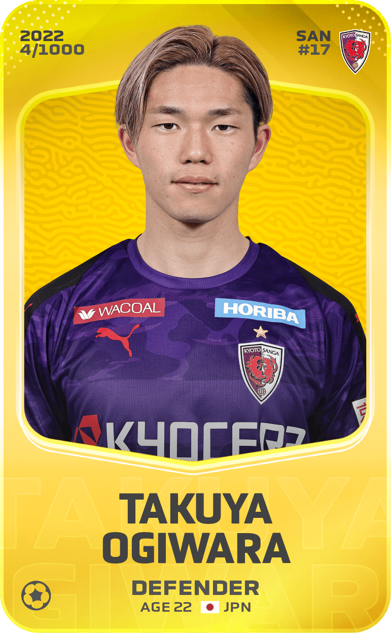 Takuya Ogiwara 2022-23 • Limited 4/1000
