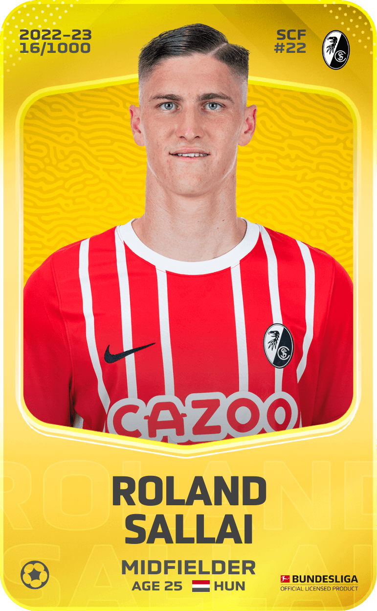 Roland Sallai 2022-23 • Limited 16/1000