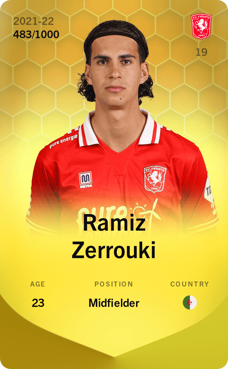 Ramiz Zerrouki 2021-22 • Limited 483/1000