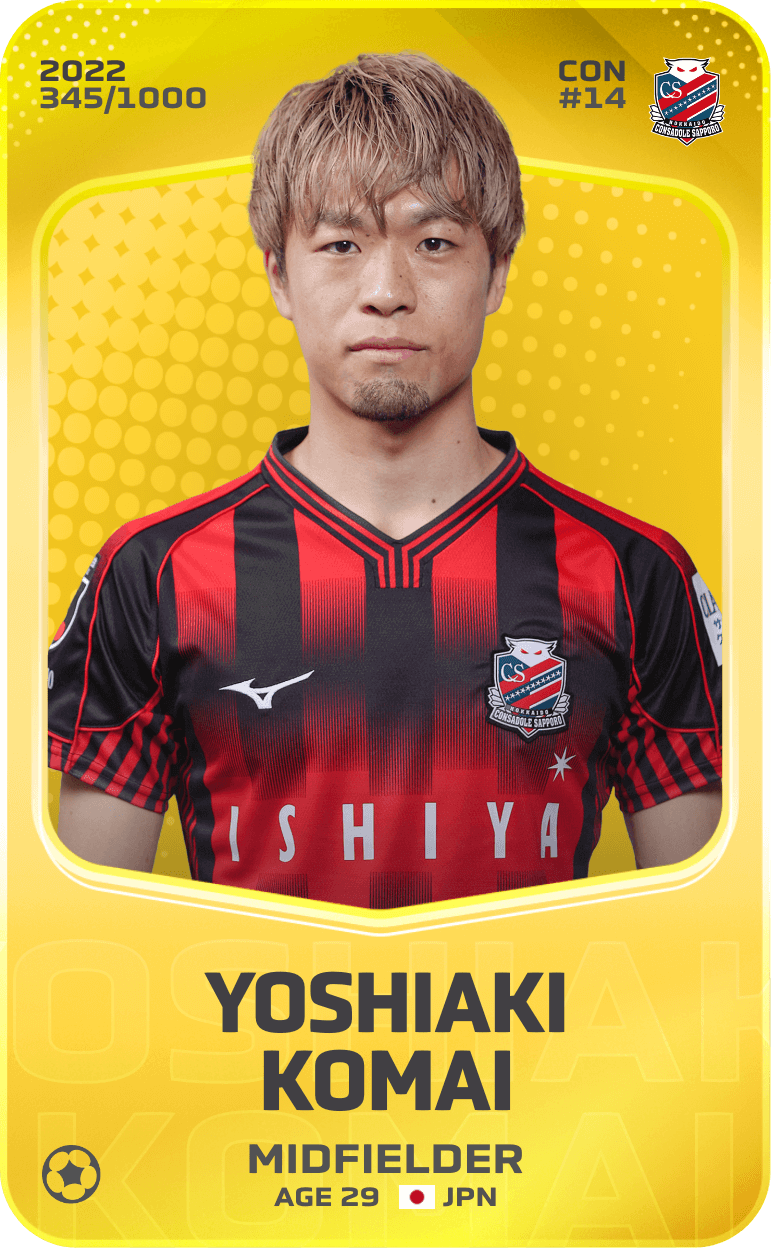 Yoshiaki Komai 2022-23 • Limited 345/1000