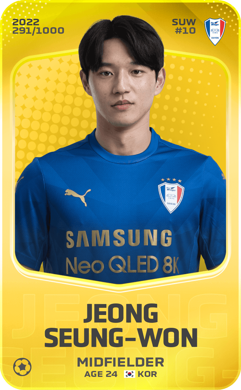 Jeong Seung-Won 2022-23 • Limited 291/1000