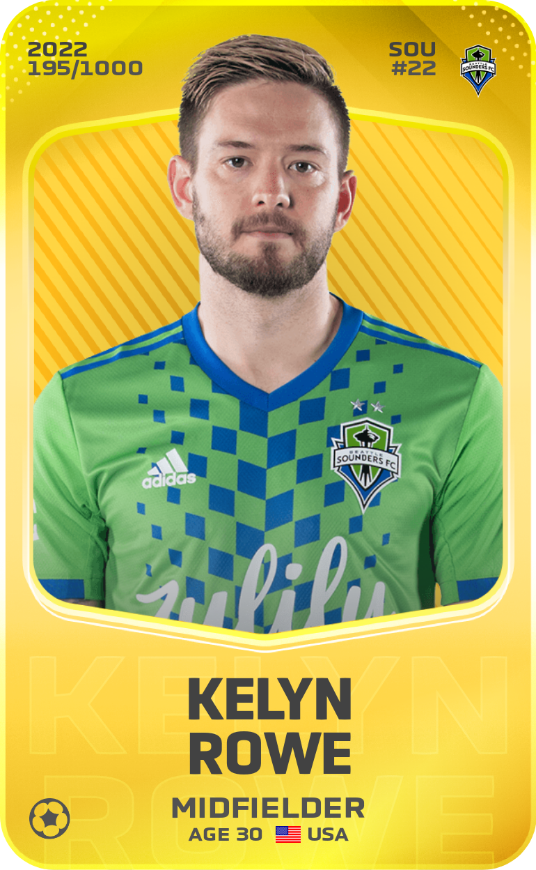 Sorare - Sorare Official - Kelyn Rowe 2022-23 • Limited 195/1000 - NFT # 92812175290636421135570311548783436510861177652082259948470010330293892036709