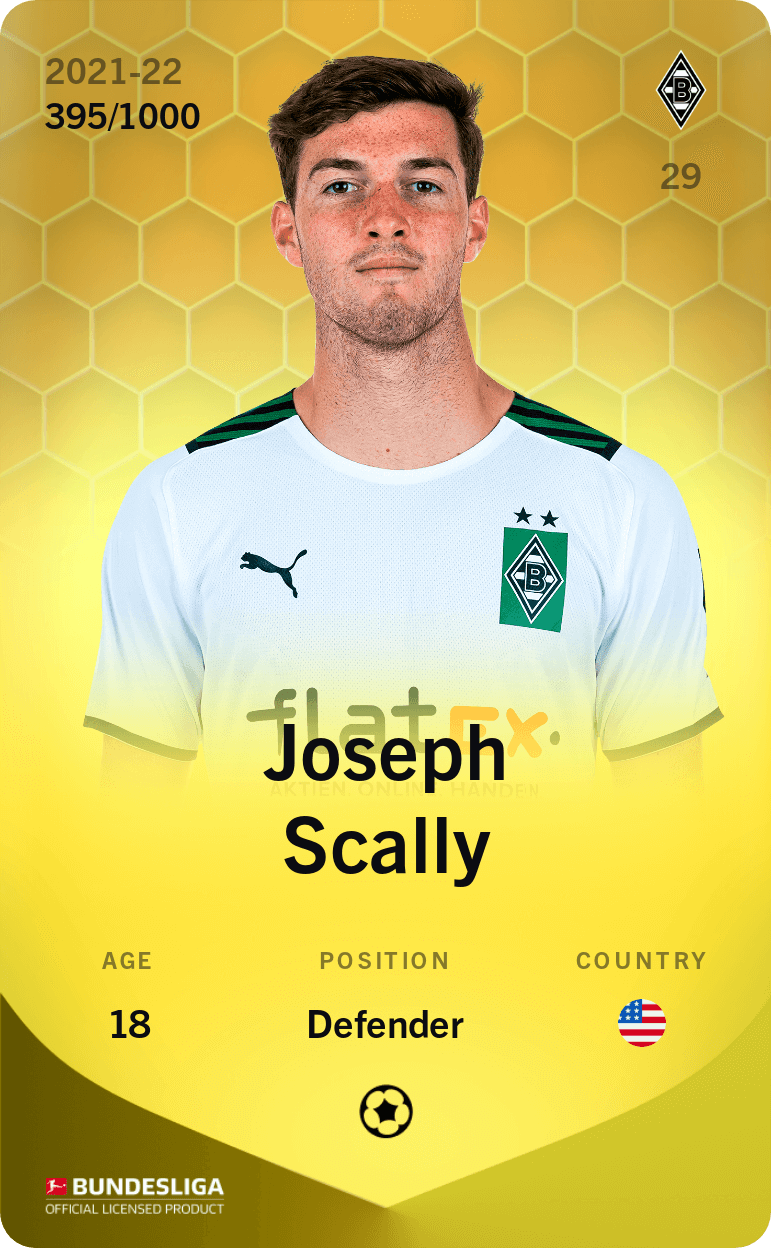 Joseph Scally 2021-22 • Limited 395/1000