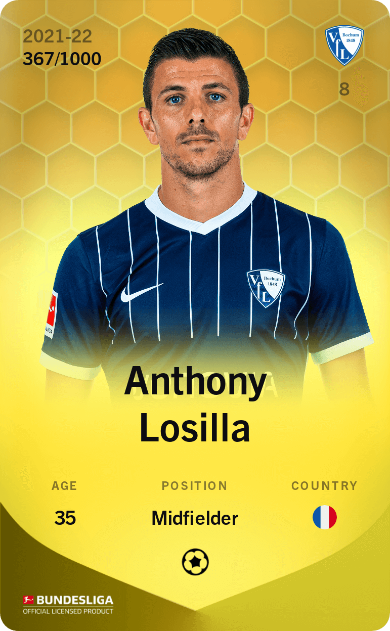 Anthony Losilla 2021-22 • Limited 367/1000
