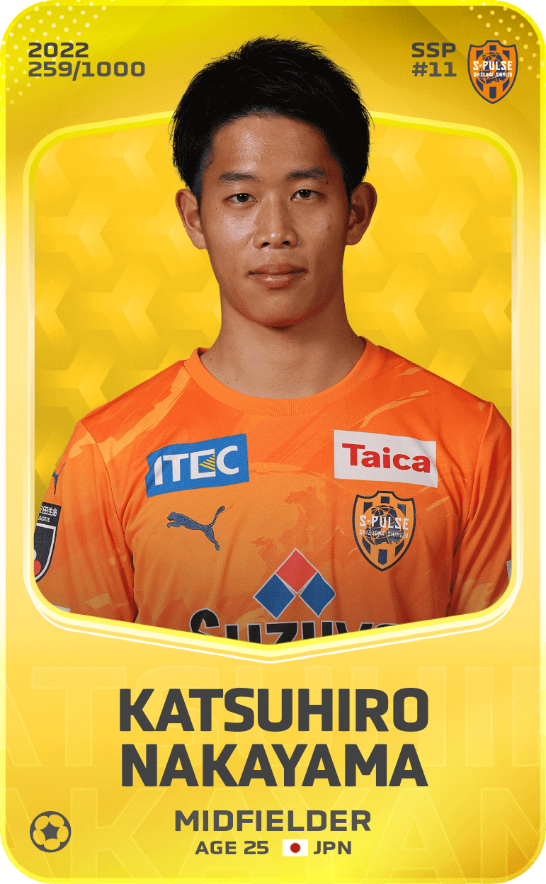 Katsuhiro Nakayama 2022-23 • Limited 259/1000