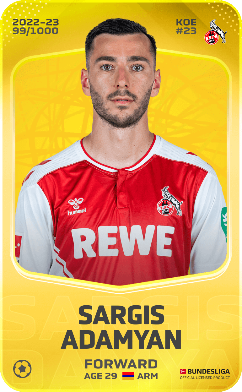 Sargis Adamyan 2022-23 • Limited 99/1000