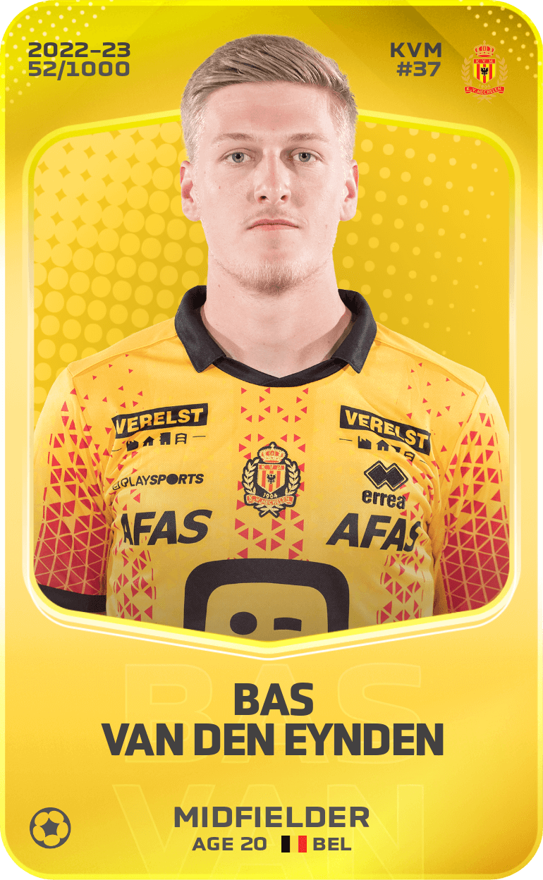 Bas Van den Eynden 2022-23 • Limited 52/1000