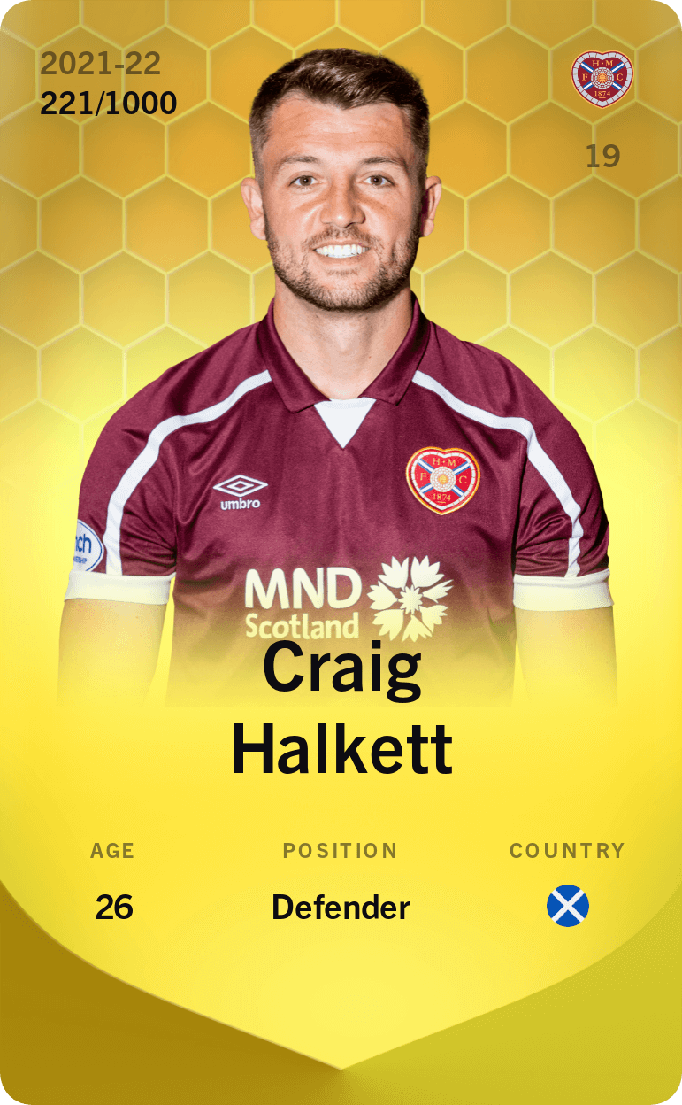 Craig Halkett 2021-22 • Limited 221/1000