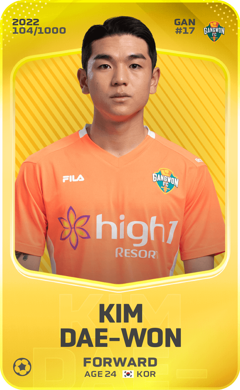 Kim Dae-Won 2022-23 • Limited 104/1000
