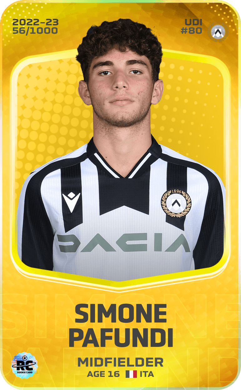 Simone Pafundi 2022-23 • Limited 56/1000