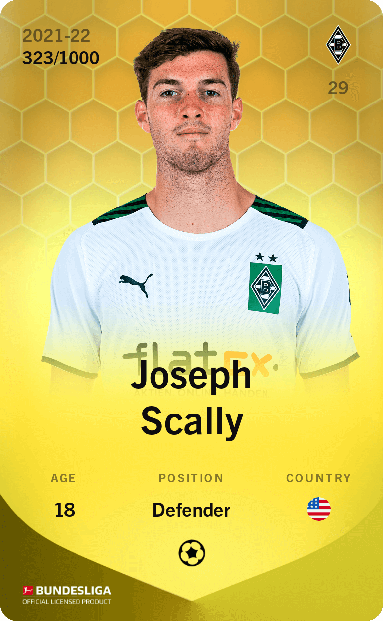 Joseph Scally 2021-22 • Limited 323/1000